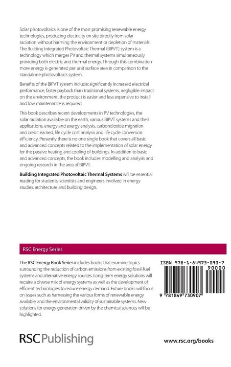 Produktbild: Building Integrated Photovoltaic Thermal Systems