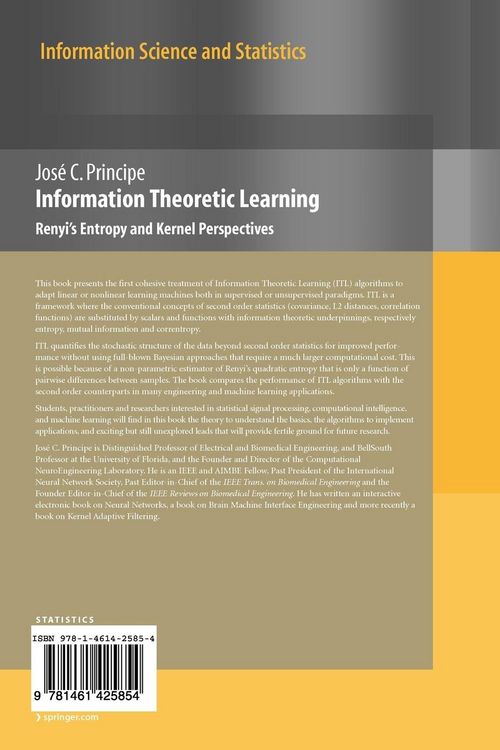 Produktbild: Information Theoretic Learning