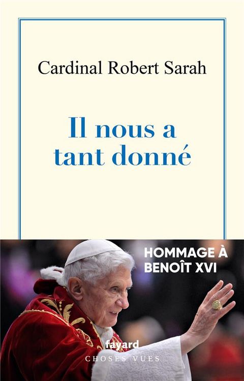 Produktbild: Il nous a tant donn&eacute; : hommage &agrave; Beno&icirc;t XVI