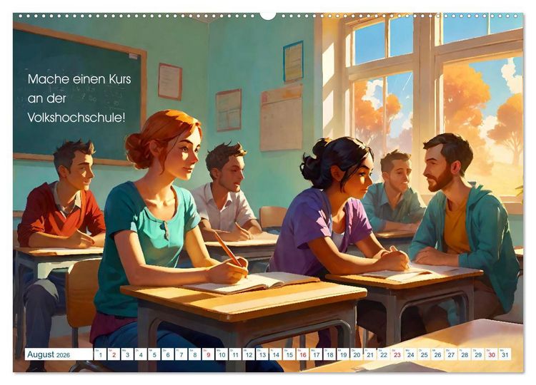 Produktbild: Du bist nicht alleine! (Wandkalender 2026 DIN A2 quer), CALVENDO Monatskalender