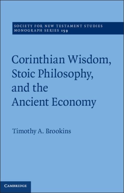 Produktbild: Corinthian Wisdom, Stoic Philosophy, and the Ancient Economy