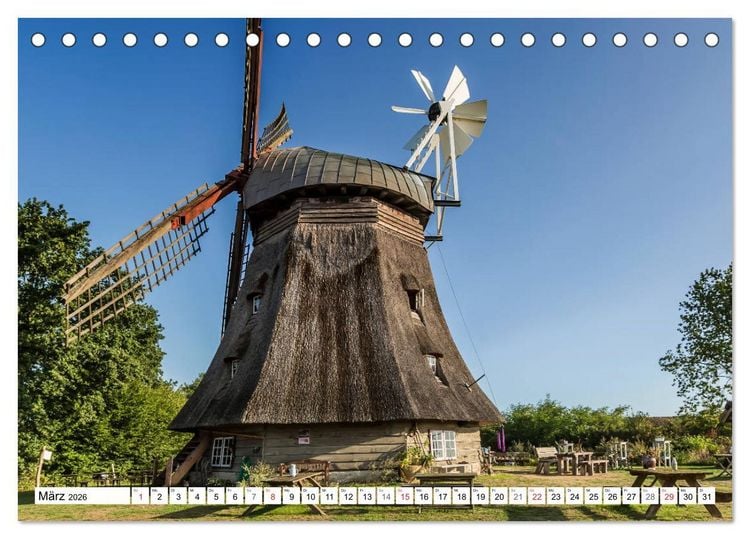 Produktbild: HOLSTEINISCHE SCHWEIZ Idylle und Historie (Tischkalender 2026 DIN A5 quer), CALVENDO Monatskalender