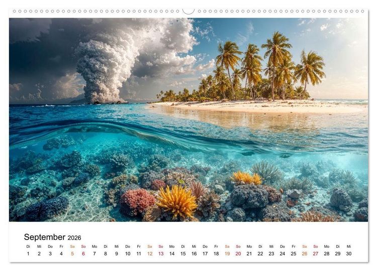 Produktbild: Inseln der Sehnsucht - Versteckte Paradiese (Wandkalender 2026 DIN A2 quer), CALVENDO Monatskalender