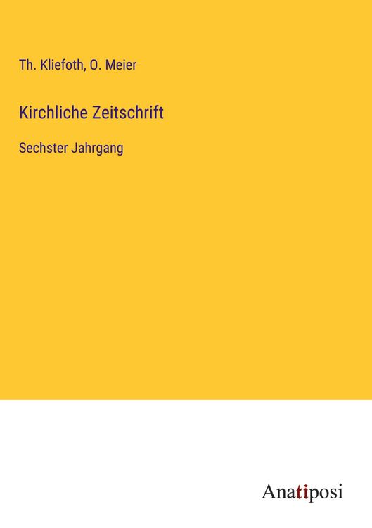 Produktbild: Kirchliche Zeitschrift