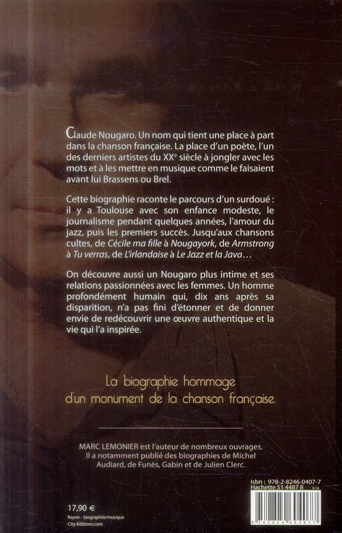 Produktbild: Claude nougaro la biographie