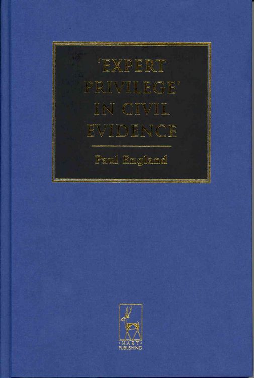Produktbild: 'Expert Privilege' in Civil Evidence