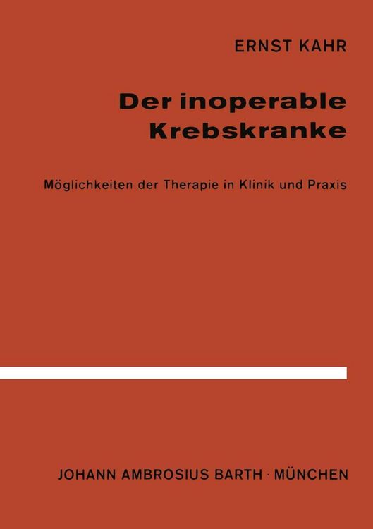 Produktbild: Der Inoperable Krebskranke