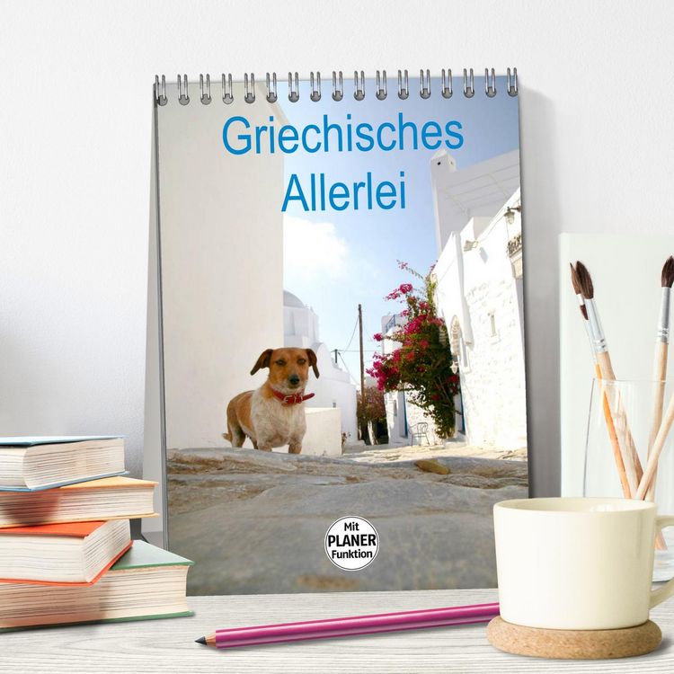 Produktbild: Griechisches Allerlei (Tischkalender 2026 DIN A5 hoch), CALVENDO Monatskalender