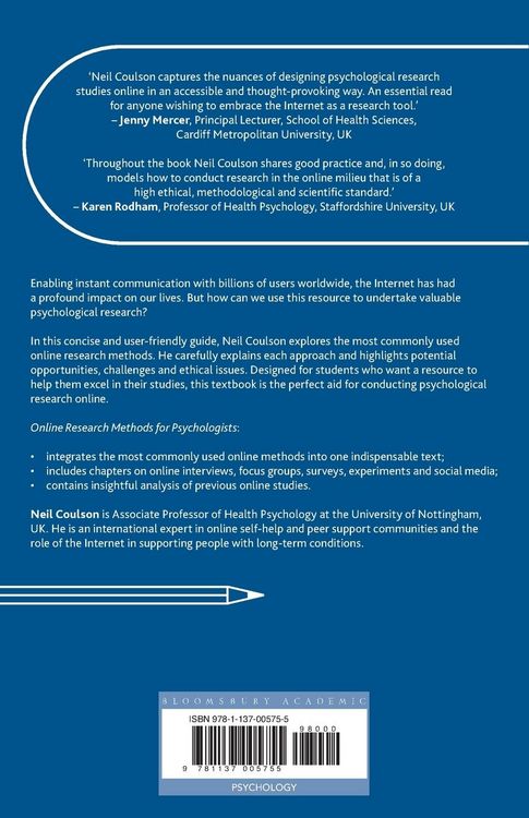 Produktbild: Online Research Methods for Psychologists