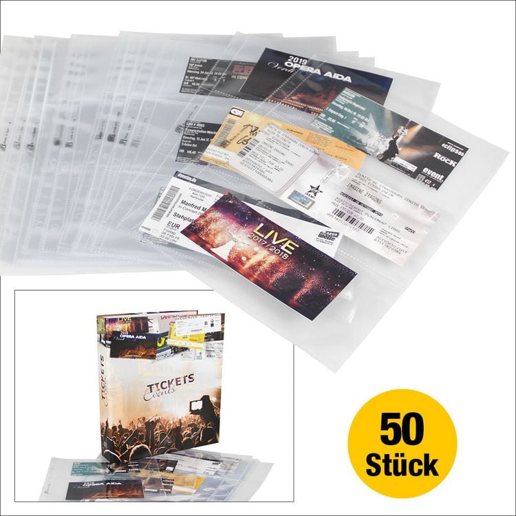 Produktbild: 50 Ersatzbl&auml;tter f&uuml;r Eintrittskarten