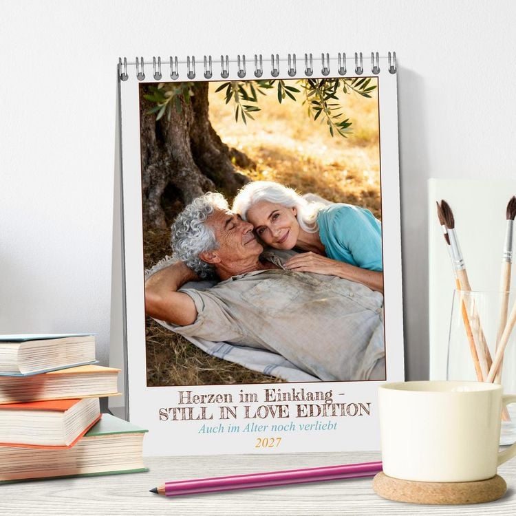 Produktbild: Herzen im Einklang &ndash; STILL IN LOVE EDITION (Tischkalender 2027 DIN A5 hoch), CALVENDO Monatskalender