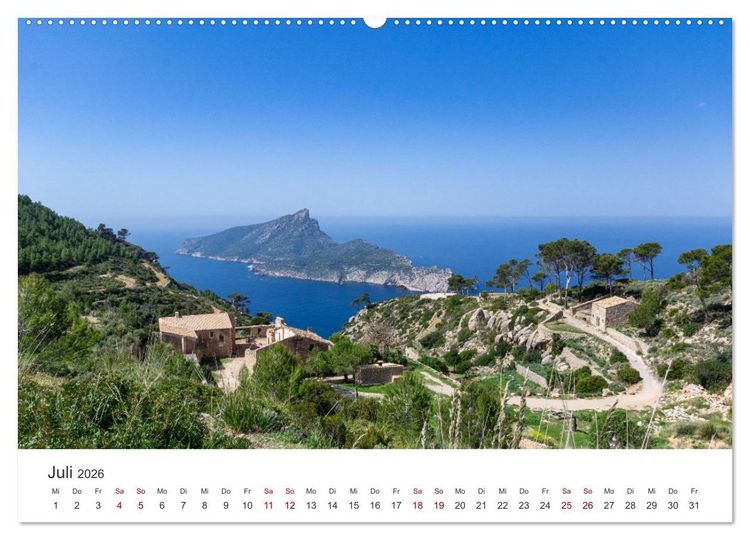Produktbild: Mallorca - Eine traumhafte Reise nach Spanien. (hochwertiger Premium Wandkalender 2026 DIN A2 quer), Kunstdruck in Hochglanz