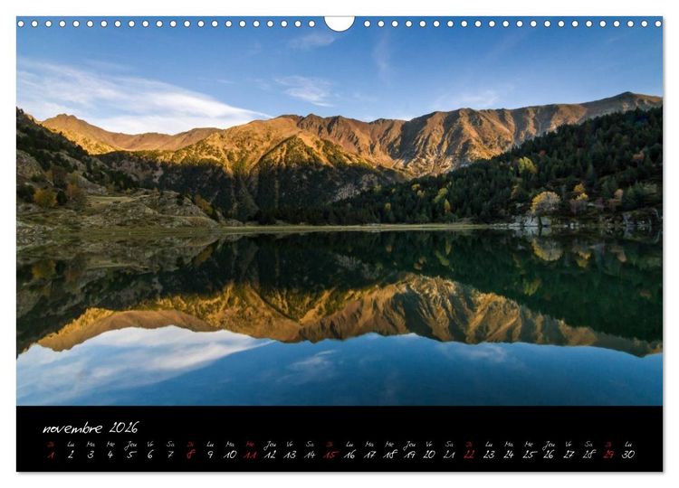 Produktbild: Miroirs des Pyr&eacute;n&eacute;es Catalanes (Calendrier mural 2026 DIN A3 vertical), CALVENDO calendrier mensuel