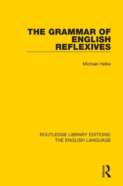 Produktbild: The Grammar of English Reflexives