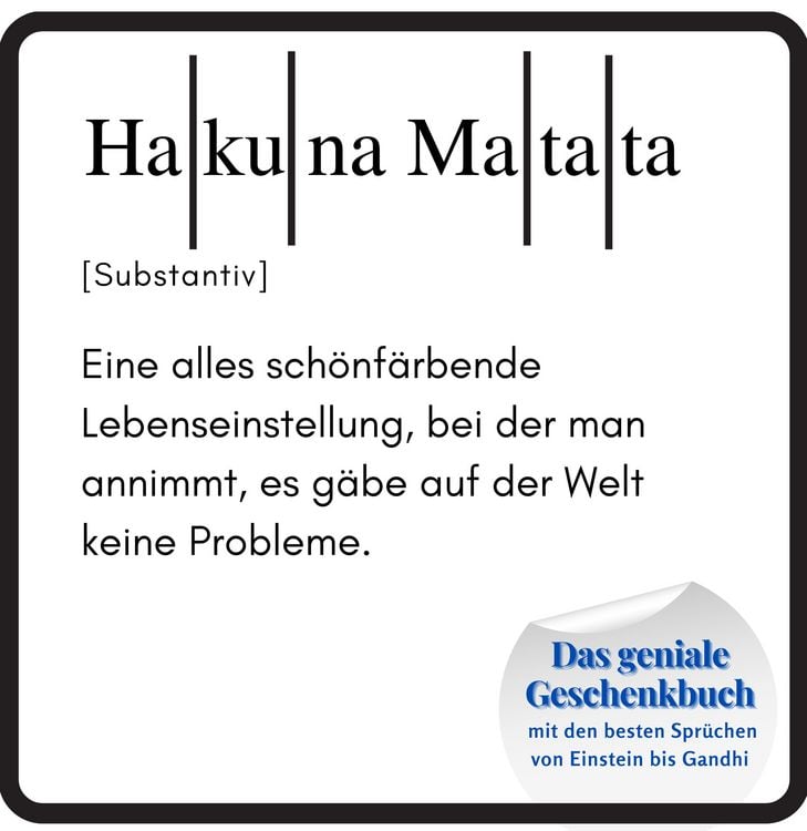 Produktbild: Hakuna Matata