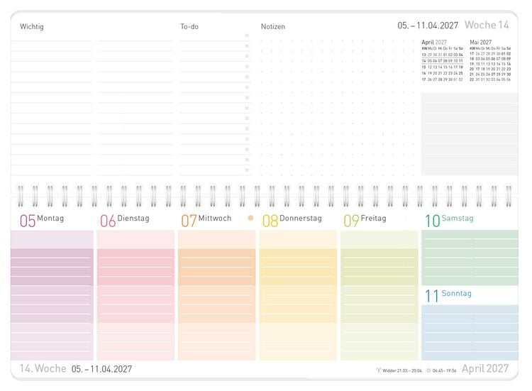 Produktbild: Tischkalender Schuljahr 26/27