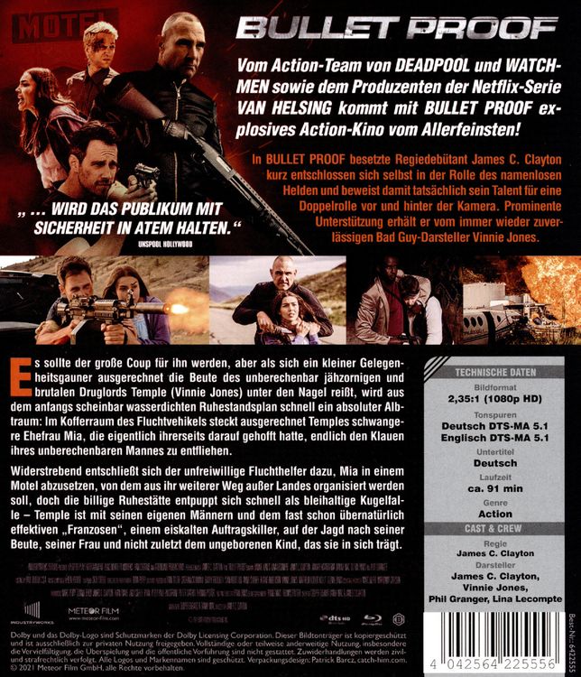Produktbild: Bulletproof - Get out. Fast.