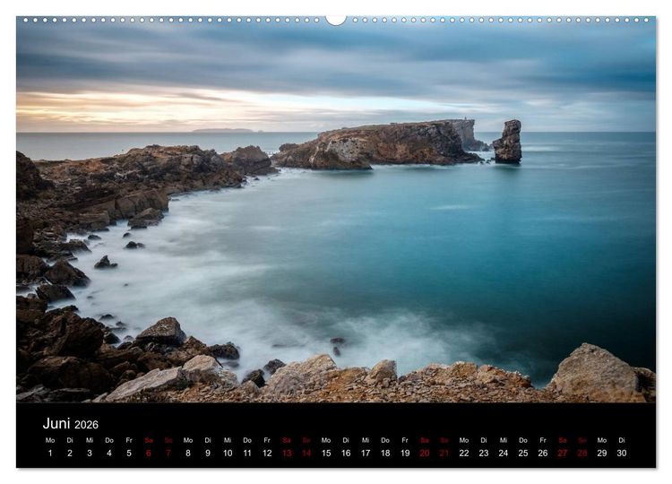 Produktbild: Portugisische Landschaften (Wandkalender 2026 DIN A2 quer), CALVENDO Monatskalender