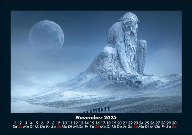 Produktbild: Mit Fantasy durch's Jahr 2025 Fotokalender DIN A5