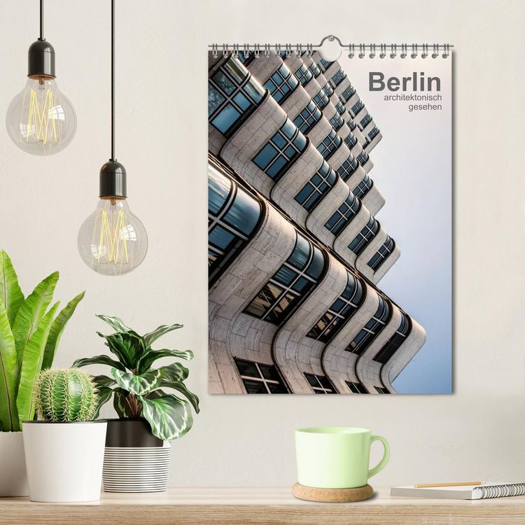 Produktbild: Berlin, architektonisch gesehen (Wandkalender 2026 DIN A4 hoch), CALVENDO Monatskalender