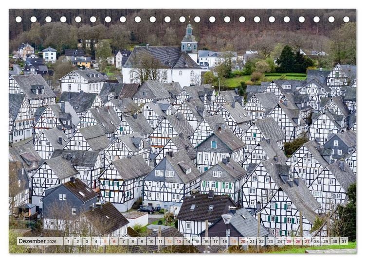 Produktbild: Freudenberg Impressionen (Tischkalender 2026 DIN A5 quer), CALVENDO Monatskalender