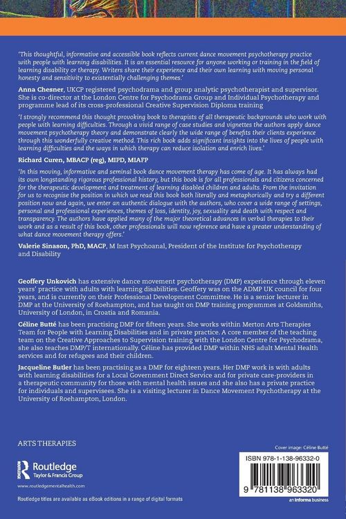 Produktbild: Dance Movement Psychotherapy with People with Learning Disabilities