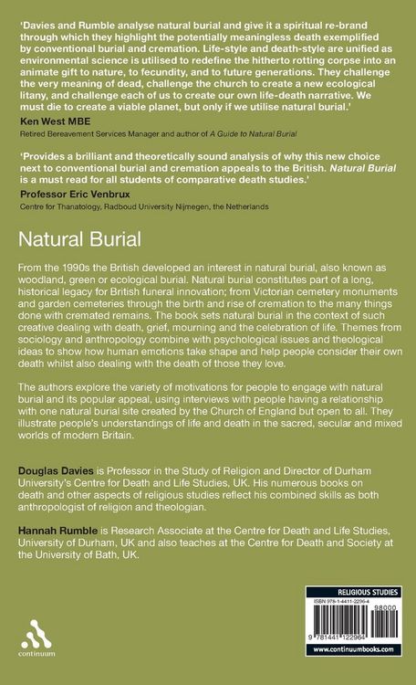 Produktbild: Natural Burial