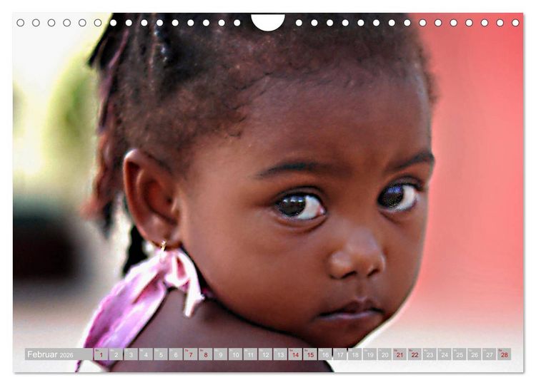 Produktbild: Kinderaugen aus Afrika (Wandkalender 2026 DIN A4 quer), CALVENDO Monatskalender