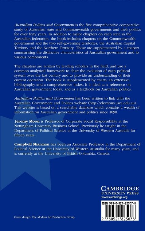 Produktbild: Australian Politics and Government