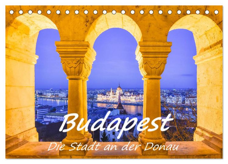 Produktbild: Budapest - Die Stadt an der Donau (Tischkalender 2026 DIN A5 quer), CALVENDO Monatskalender