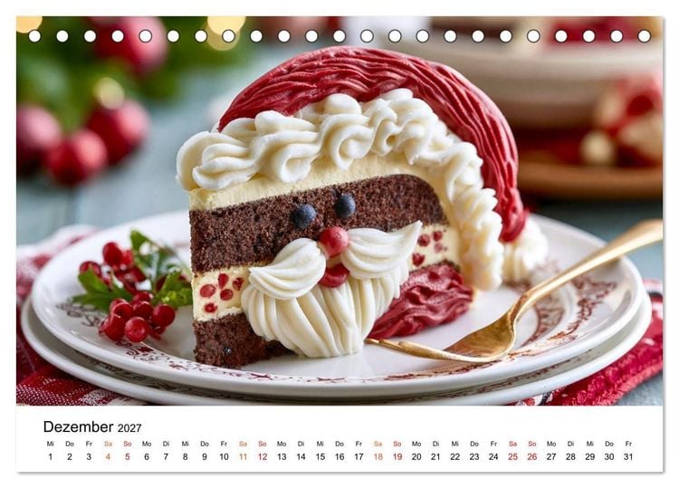 Produktbild: Lieblingskuchen - S&uuml;&szlig;e Augenblicke (Tischkalender 2027 DIN A5 quer), CALVENDO Monatskalender