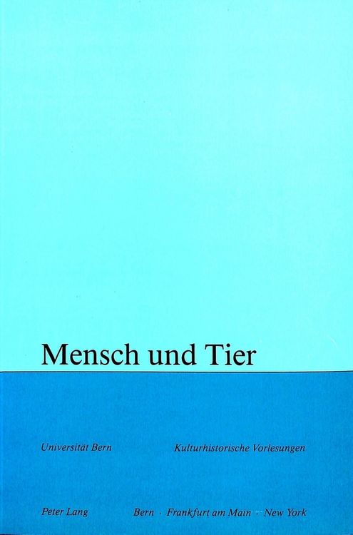 Produktbild: Mensch und Tier