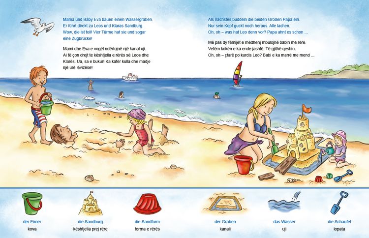 Produktbild: Am Meer (Deutsch-Albanisch)