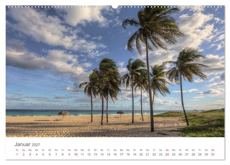 Produktbild: Kuba, karibische Tr&auml;ume (Wandkalender 2027 DIN A2 quer), CALVENDO Monatskalender