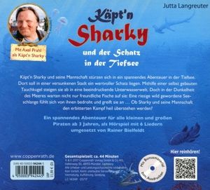 Produktbild: CD: K&auml;pt'n Sharky und der Schatz in der Tiefsee