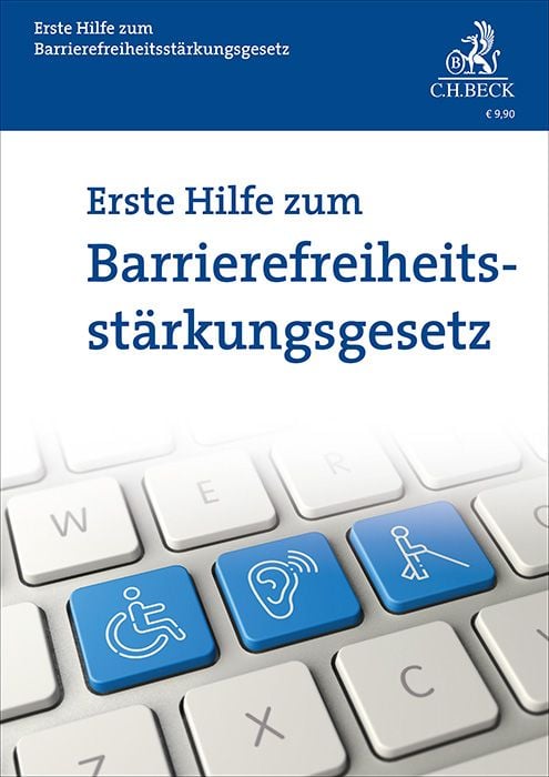 Produktbild: Erste Hilfe zum Barrierefreiheitsst&auml;rkungsgesetz