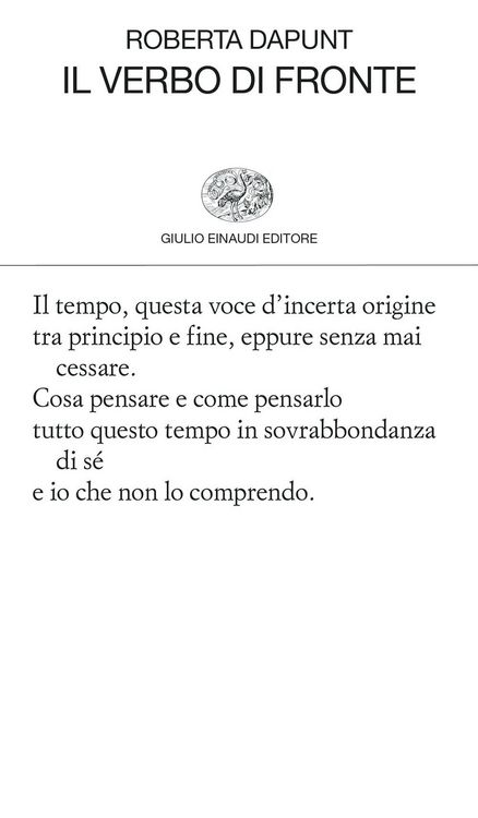 Produktbild: Il verbo di fronte