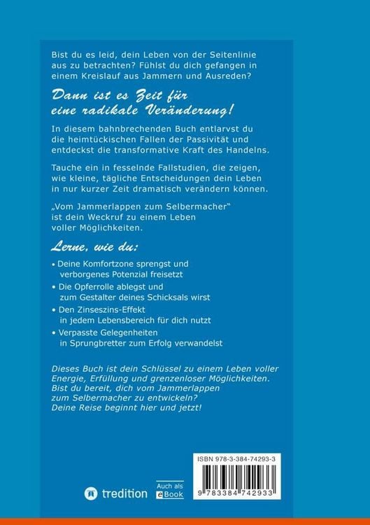 Produktbild: Vom Jammerlappen zum Selbermacher