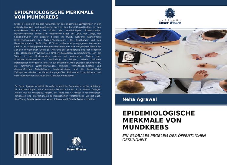 Produktbild: Epidemiologische Merkmale von Mundkrebs
