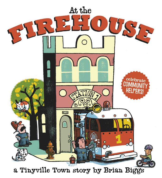Produktbild: At the Firehouse (A Tinyville Town Book)