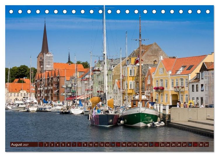 Produktbild: D&auml;nemark - J&uuml;tland & Kopenhagen, Impressionen aus dem hohen Norden (Tischkalender 2027 DIN A5 quer), CALVENDO Monatskalender