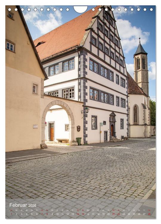 Produktbild: Rothenburg und Umgebung (Wandkalender 2026 DIN A4 hoch), CALVENDO Monatskalender