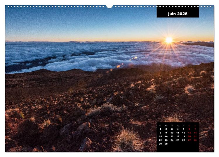 Produktbild: Paysages de l'&icirc;le de La R&eacute;union (Calendrier mural 2026 DIN A2 vertical) calendrier de bureau