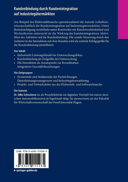 Produktbild: Kundenbindung durch Kundenintegration auf Industrieg&uuml;term&auml;rkten