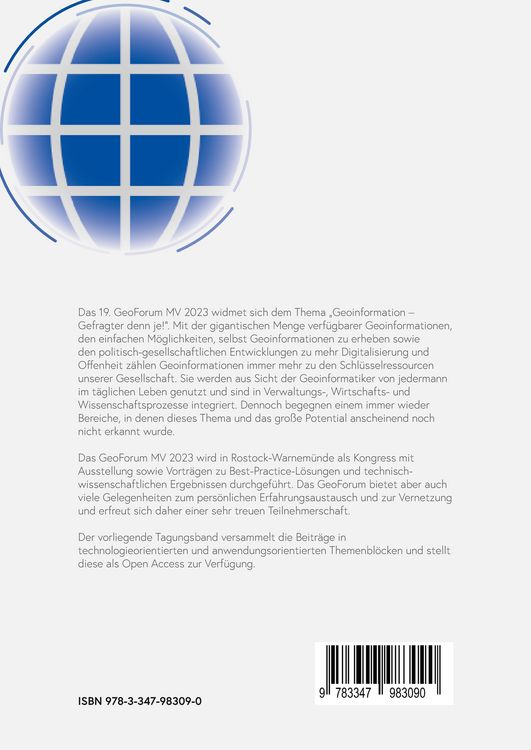Produktbild: GeoForum MV 2023