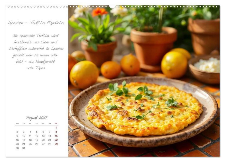 Produktbild: Eierspeisen rund um die Welt - Traditionelle Eierspeisen und ihre Geschichten (Wandkalender 2027 DIN A2 quer), CALVENDO Monatskalender
