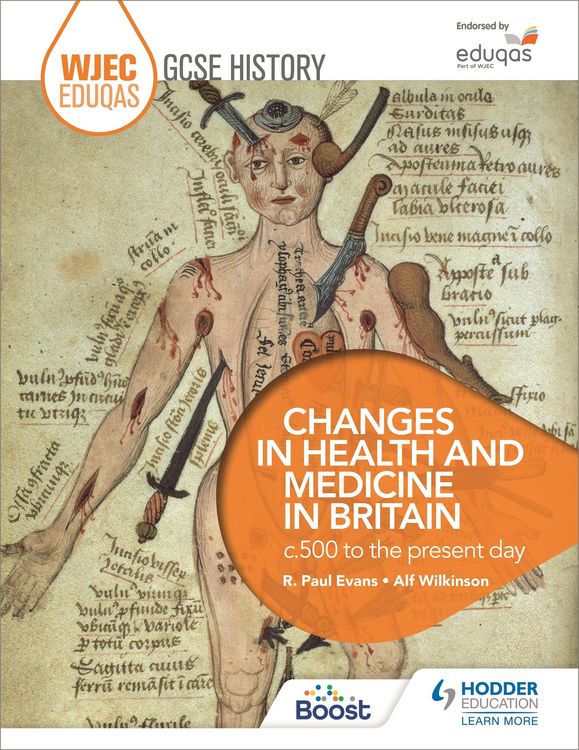 Produktbild: WJEC Eduqas GCSE History: Changes in Health and Medicine in Britain, c.500 to the present day