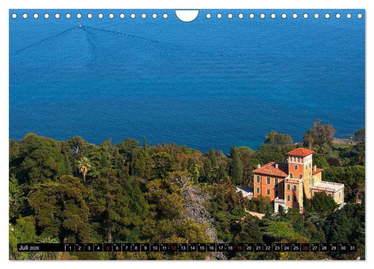 Produktbild: Zauberhafte Riviera - Die Hanbury G&auml;rten (Wandkalender 2026 DIN A4 quer), CALVENDO Monatskalender
