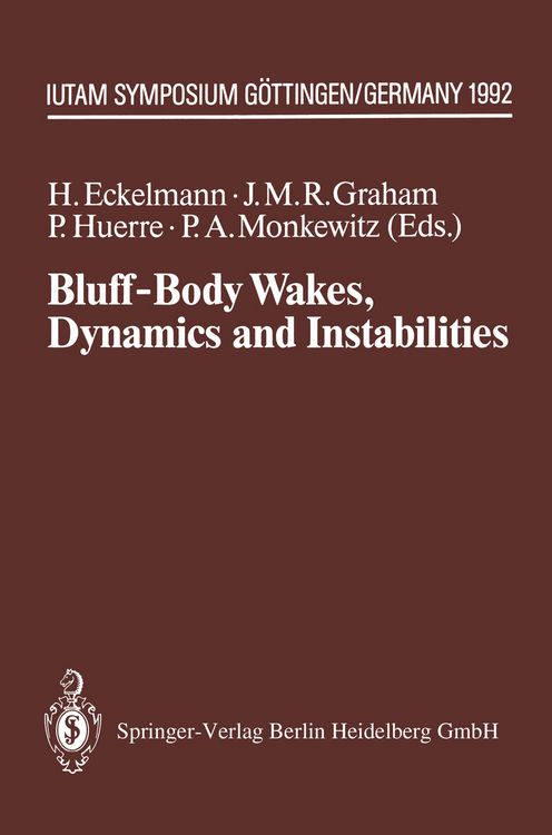Produktbild: Bluff-Body Wakes, Dynamics and Instabilities