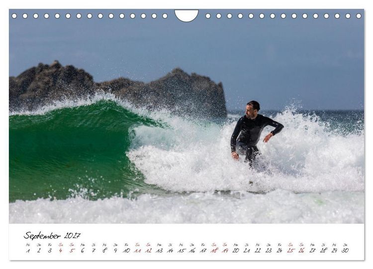 Produktbild: Surfen in der Bretagne (Wandkalender 2027 DIN A4 quer), CALVENDO Monatskalender